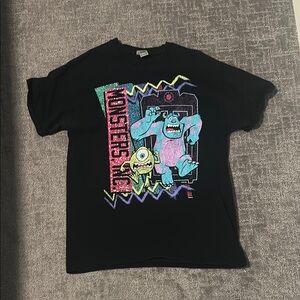 Monsters Inc. Black Kids T-Shirt